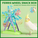 Bird Cage Accessories: Interactive Parrot Educational Toys Bird Cage Training Supplies Xuan Feng Peony