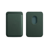 Phone Cases & Screen Protectors: Leather Card Holder Wallet Pocket for iPhone 14 13 Pro Max with Snap-On Attachment - Black