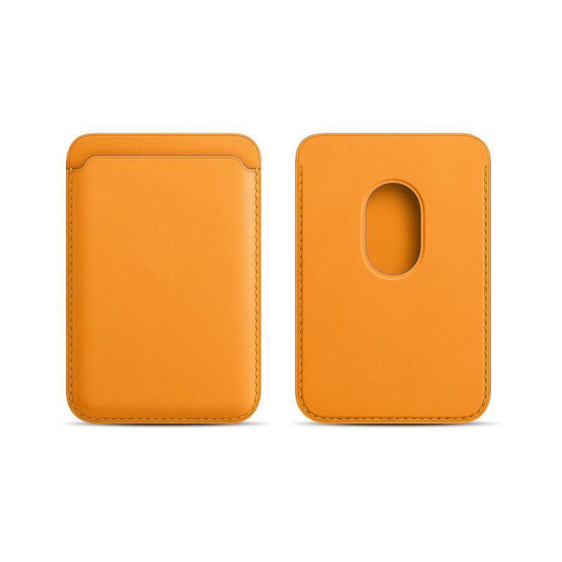 Phone Cases & Screen Protectors: Leather Card Holder Wallet Pocket for iPhone 14 13 Pro Max with Snap-On Attachment - Blue