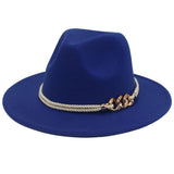 Women's Sleepwear: Jazz Hat Autumn Winter Retro Large Brim Hat for Men and Women Stylish Headwear - Beige