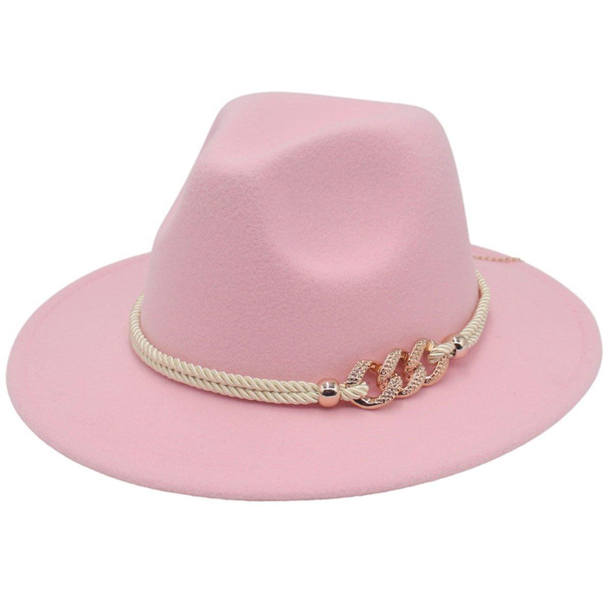 Women's Sleepwear: Jazz Hat Autumn Winter Retro Large Brim Hat for Men and Women Stylish Headwear - Light Grey
