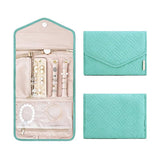 Jewellery Making Kits: Periea Travel Jewellery Roll -Jewellery Travel Pouch Portable Case Box Organiser - Black
