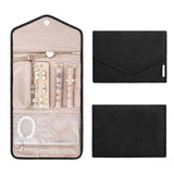 Jewellery Making Kits: Periea Travel Jewellery Roll -Jewellery Travel Pouch Portable Case Box Organiser - Green