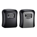 Safes & Lock Boxes: Combination Key Box with Combination Lock for Home Office Security Storage - Grey