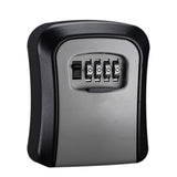 Safes & Lock Boxes: Combination Key Box with Combination Lock for Home Office Security Storage - Grey