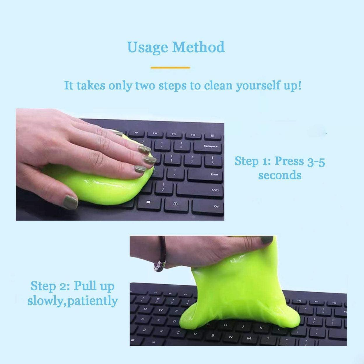Camera Accessories: Dust Dirt Cleaning Super Clean Car Laptop Keyboard Home Cleaner - Yellow