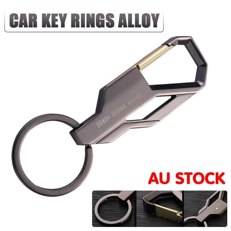 Novelty Gifts: Stylish Metal Car Key Rings Alloy Chain Heavy Duty Gift Keyring Keychain Holder