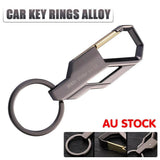 Novelty Gifts: Stylish Metal Car Key Rings Alloy Chain Heavy Duty Gift Keyring Keychain Holder