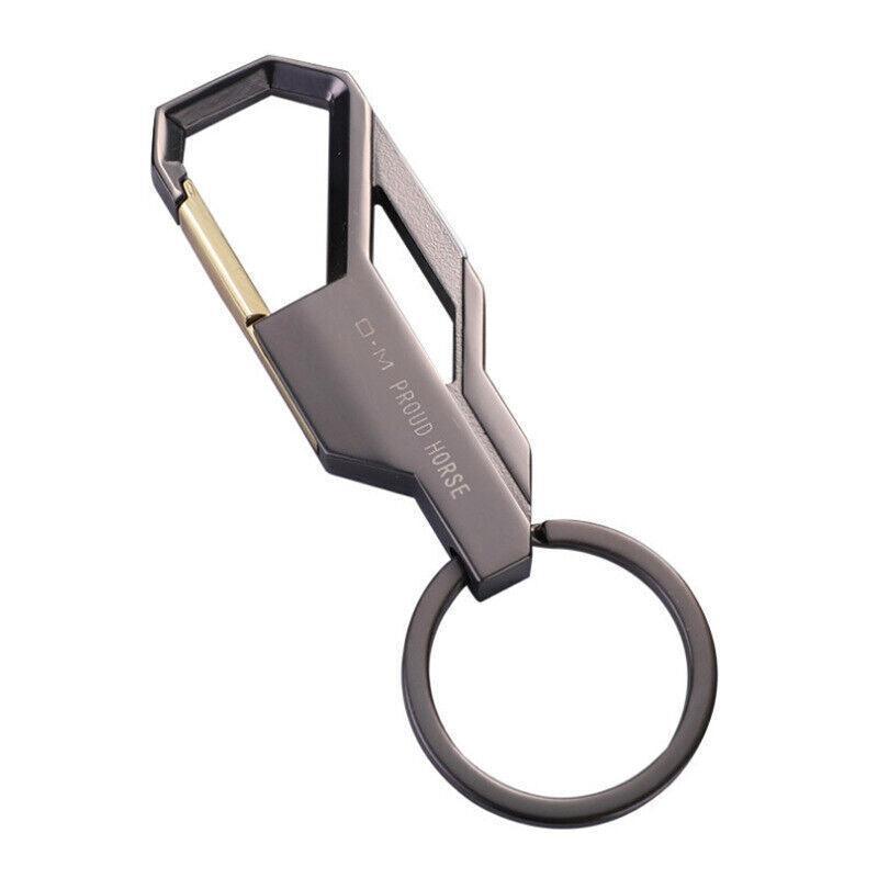 Novelty Gifts: Stylish Metal Car Key Rings Alloy Chain Heavy Duty Gift Keyring Keychain Holder