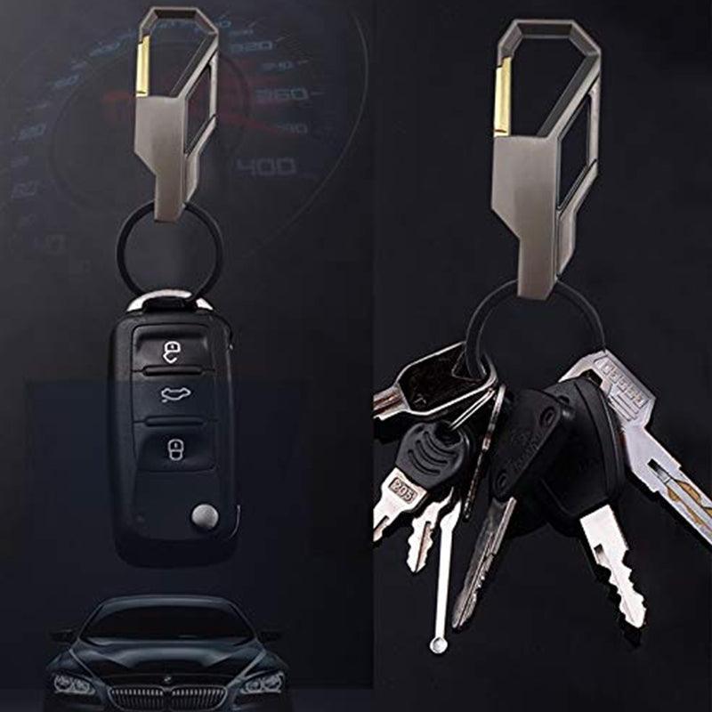 Novelty Gifts: Stylish Metal Car Key Rings Alloy Chain Heavy Duty Gift Keyring Keychain Holder