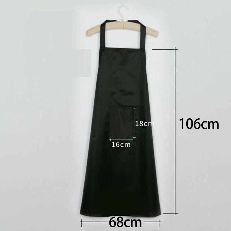 Aprons: Heavy Duty PVC Waterproof Apron for Kitchen Butcher Cleaning 6pcs 106x68cm - Red