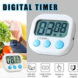 Kitchen Appliance Accessories: Kitchen Timer with Large LCD Display Screen and Back Mount Countdown Alarm