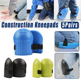 Supports & Braces: Professional Knee Pads for Construction Flooring Tiling Knee Protection Gear - Black