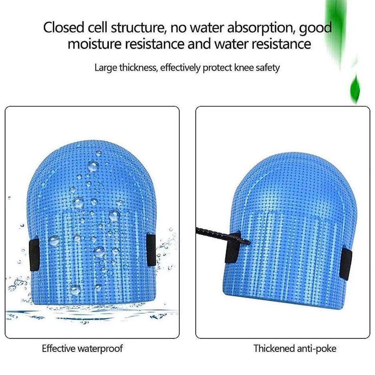 Supports & Braces: Professional Knee Pads for Construction Flooring Tiling Knee Protection Gear - Black