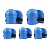 Supports & Braces: Professional Knee Pads for Construction Flooring Tiling Knee Protection Gear - Black