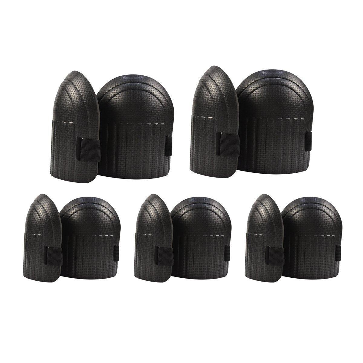 Supports & Braces: Professional Knee Pads for Construction Flooring Tiling Knee Protection Gear - Black