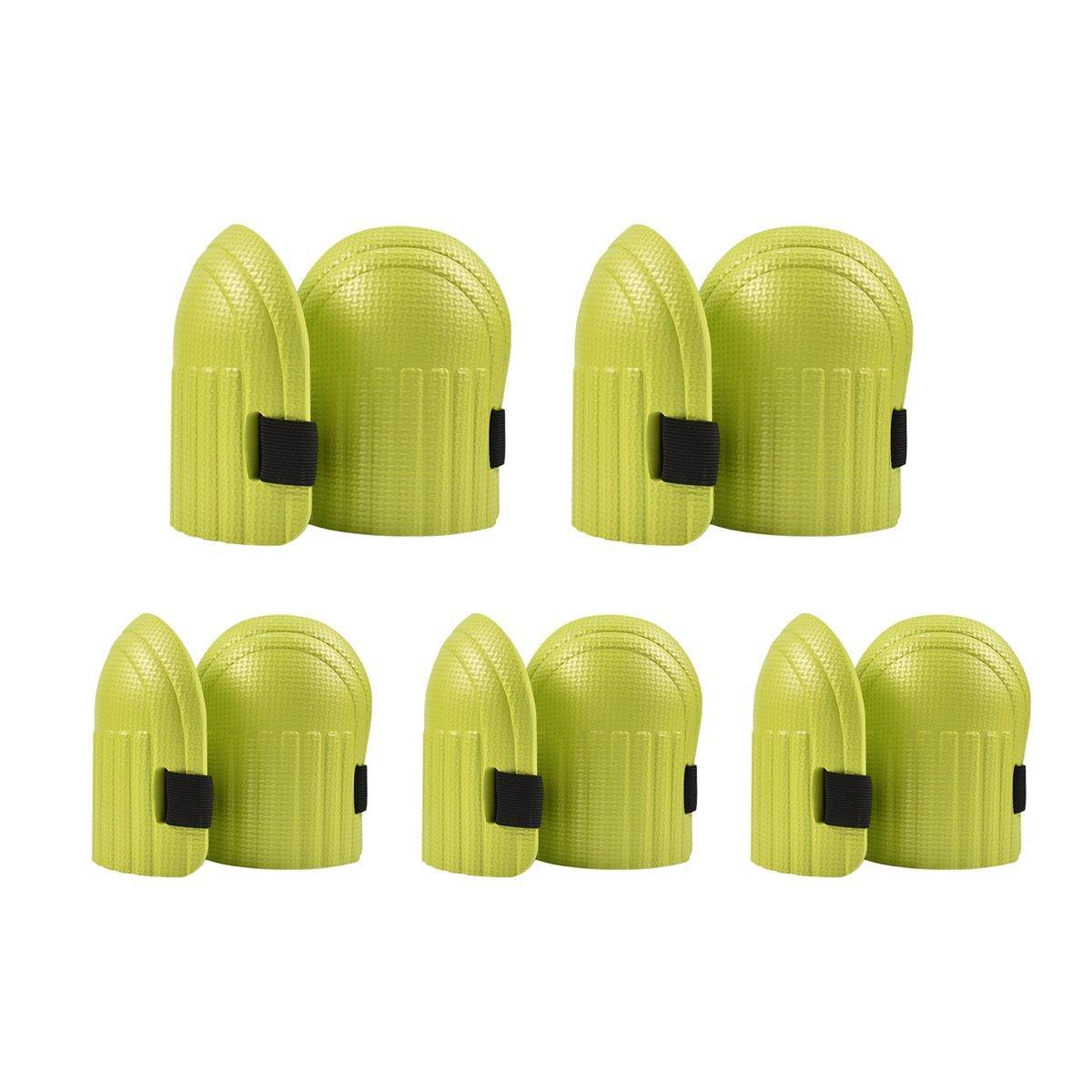 Supports & Braces: Professional Knee Pads for Construction Flooring Tiling Knee Protection Gear - Black