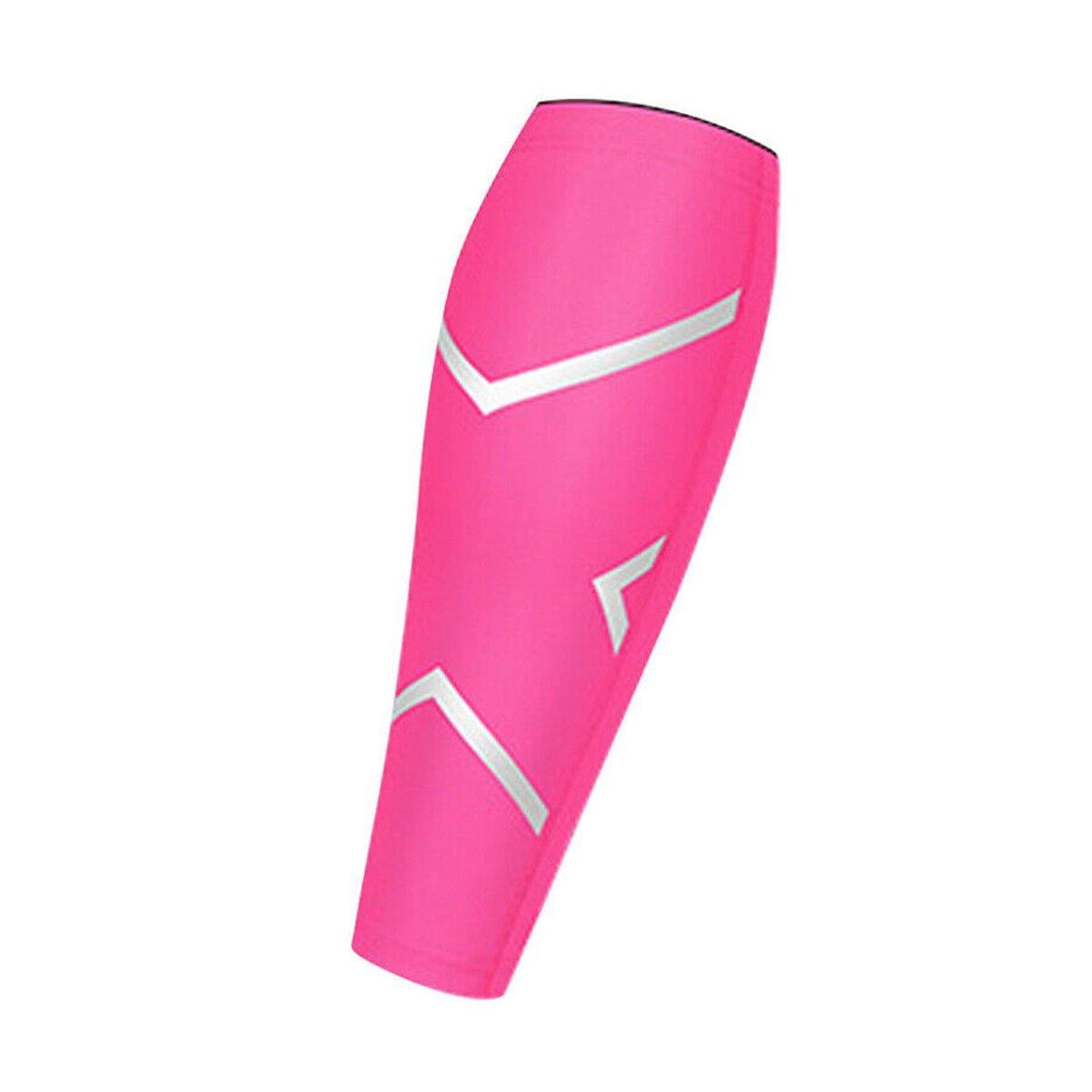 Supports & Braces: 1 Unit Breathable Sports Shin Guards Knee Pads for Cycling Running Football Basketball - Pink / M