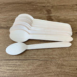 Outdoor Lights: Wooden Cutlery Set Disposable Bamboo Wood Bulk Buy Forks Spoons Knives Party - 100PCS Knives