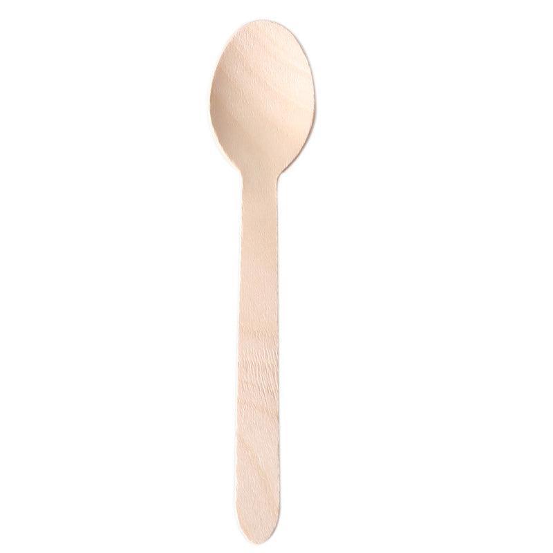 Outdoor Lights: Wooden Cutlery Set Disposable Bamboo Wood Bulk Buy Forks Spoons Knives Party - 100PCS Knives
