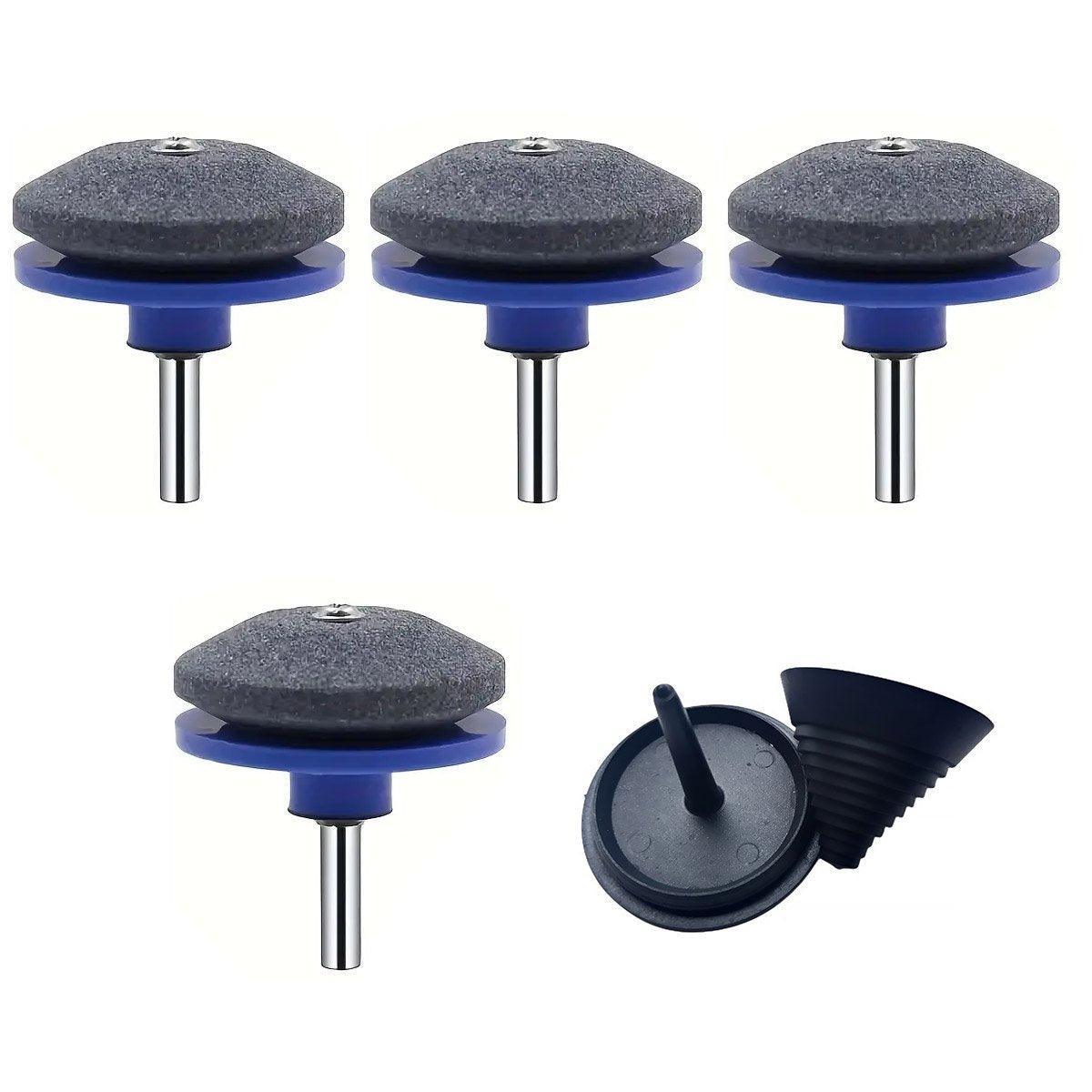Tool Blades: 5PCS Lawn Mower Blade Sharpener Wind Powered Balancer Hardware Sharpening Tool