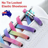 Men's Accessories: No Tie Locked Elastic Shoelace Shoe Lace Lazy Laces Sneakers Sports - NO.12 Glitter Dark