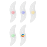 3PCS Mountain Bike Spoke Light Colourful LED Wheel Light Silicone Cycling Gear - Yellow