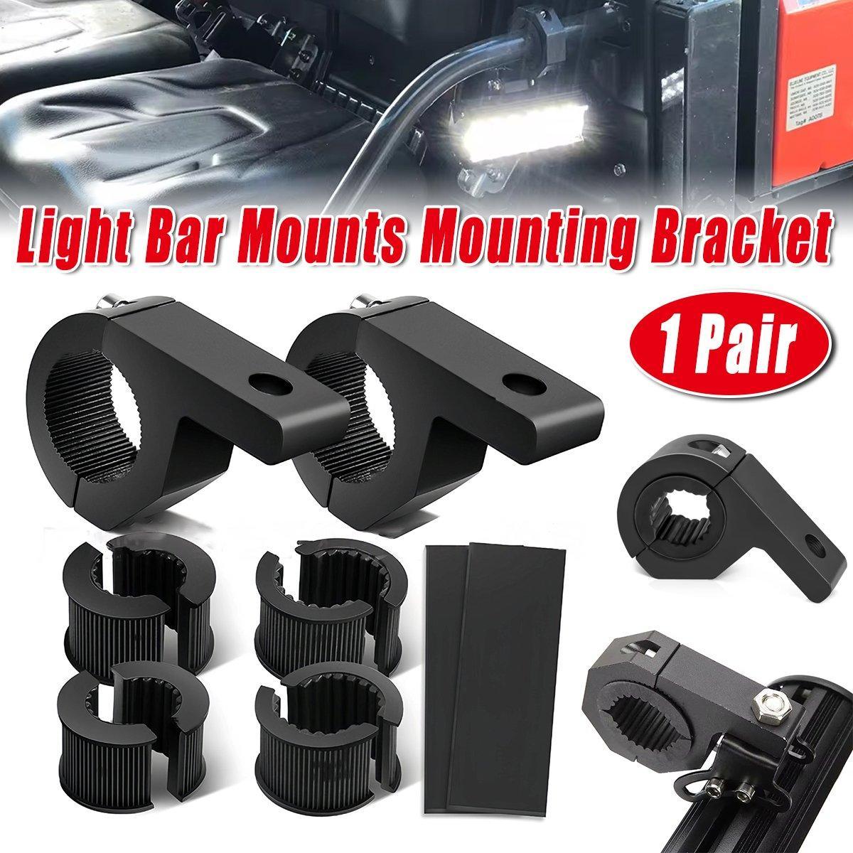 Automotive Parts: 1 Pair Light Clip Fixing Bracket for Car Motorcycle Spotlights Mounting Shelf