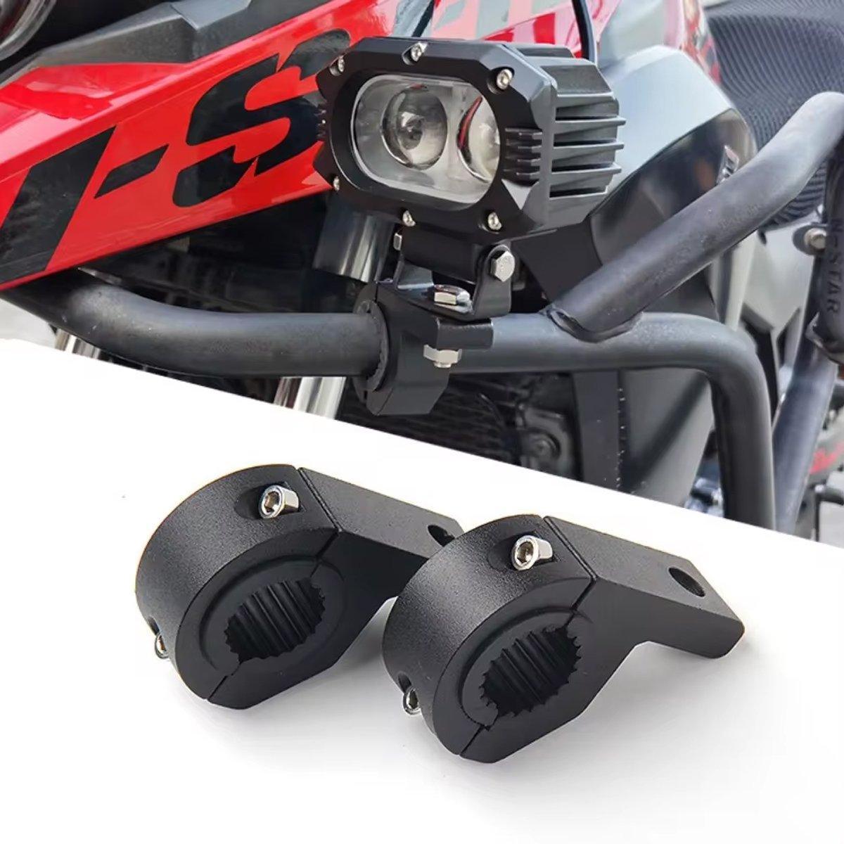 Automotive Parts: 1 Pair Light Clip Fixing Bracket for Car Motorcycle Spotlights Mounting Shelf