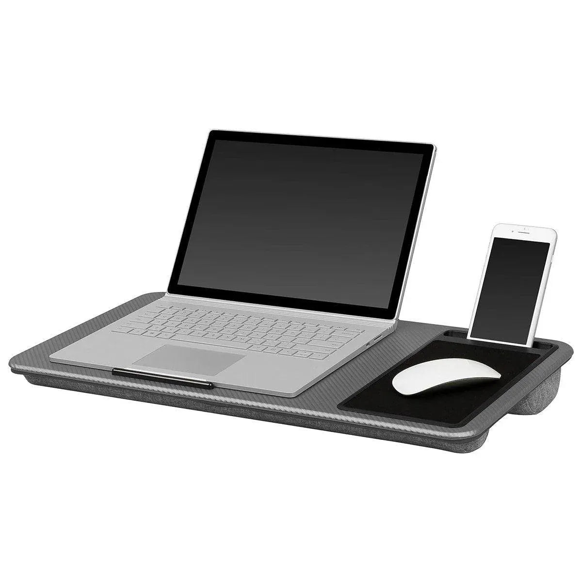 Portable Lap Desk with Cushion, Mouse Pad and Phone Slot, 1 Piece
