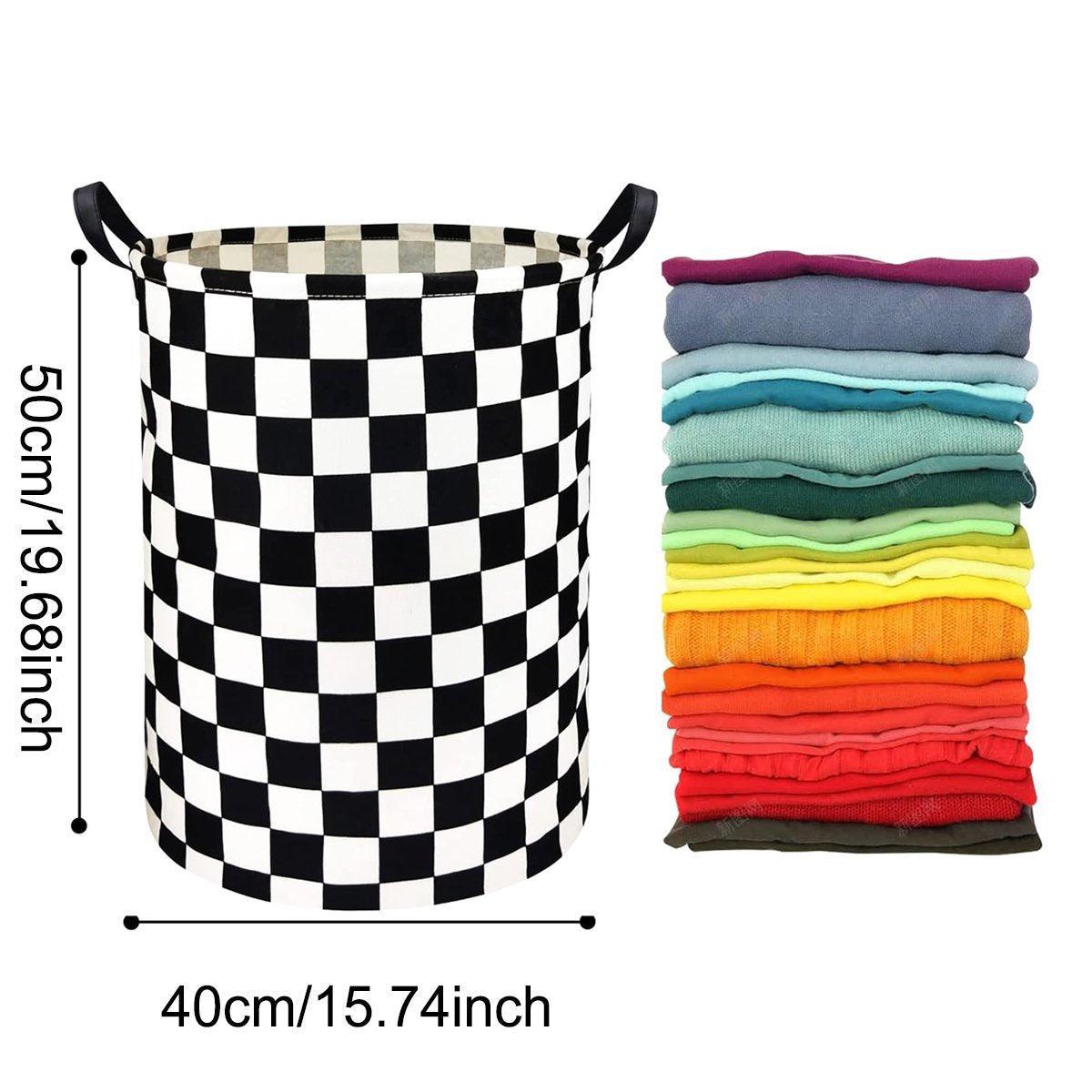Clothing & Wardrobe Storage: Foldable Laundry Basket Dirty Clothes Hamper Toy Storage Organizer Storage Bin - English Letters
