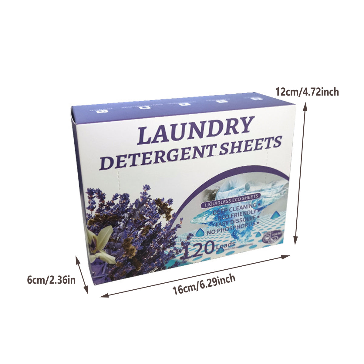 Laundry Cleaning Supplies: Laundry Tablets Set Portable Cleaning Pods Concentrated for Household Washing - Flax