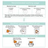 Laundry Cleaning Supplies: Laundry Tablets Set Portable Cleaning Pods Concentrated for Household Washing - Flax