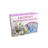 Laundry Cleaning Supplies: Laundry Tablets Set Portable Cleaning Pods Concentrated for Household Washing - Flax