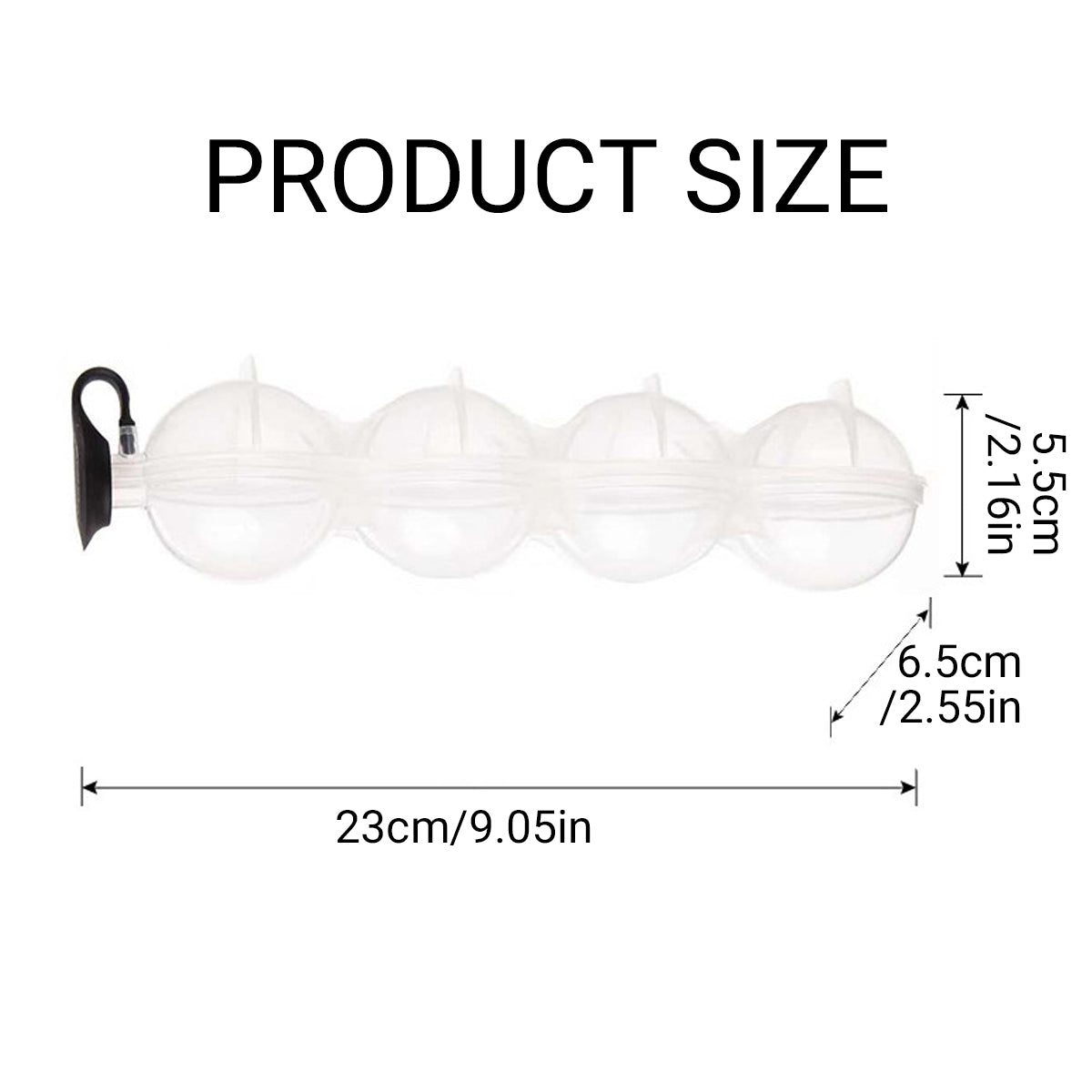 Food Storage: 2X Large Ice Ball Maker Cube Tray Big Silicone Mold Sphere Whiskey Round Mould