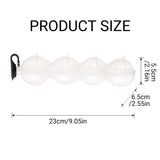 2X Large Ice Ball Maker Cube Tray Big Silicone Mold Sphere Whiskey Round Mould