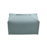 Toilet Paper Holders: Large Size Tissue Box Dispenser Paper Holder Napkin Case Pu Leather Cover - White