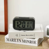 Clothing & Wardrobe Storage: Digital Bedside Led Snooze Alarm Clock Time Temperature Day/Night Desktop Clock - White