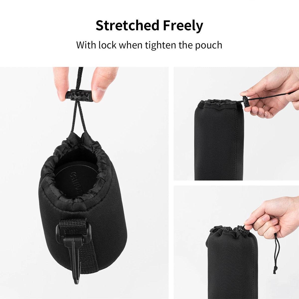 Camera Accessories: 4pcs DSLR Camera Lens Pouch Protective Case Tube Bag Soft Cover for SLR Storage