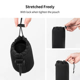 Camera Accessories: 4pcs DSLR Camera Lens Pouch Protective Case Tube Bag Soft Cover for SLR Storage