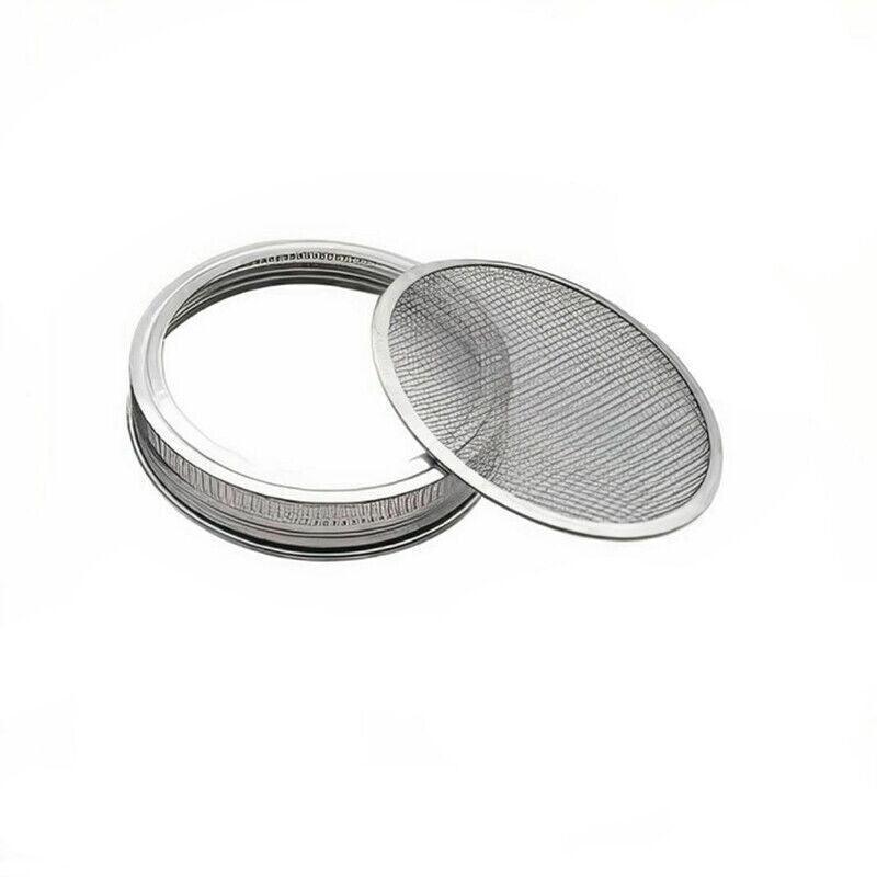 Outdoor Lights: Seed Sprouting Lids Tools Strainer Screen Kits For Wide Mouth Mason Canning Jar - 1SET