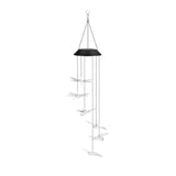 Other Outdoor Lights: Wind Chimes Solar Powered Led Lights Changing Hanging Garden Yard Outdoor Decor - Dragonfly