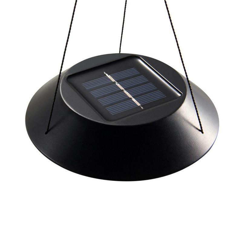 Wind Chimes Solar Powered Led Lights Changing Hanging Garden