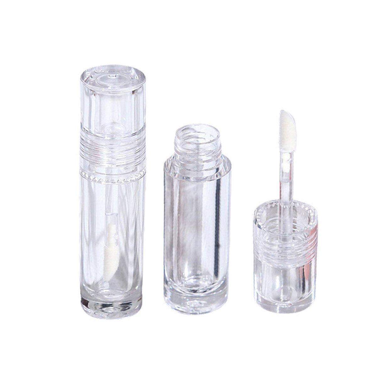 Cosmetic & Toiletry Bags: 10pcs 3ml Transparent Lip Gloss Tubes Small Capacity Lip Glaze Containers