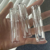 10pcs 3ml Transparent Lip Gloss Tubes Small Capacity Lip Glaze Containers