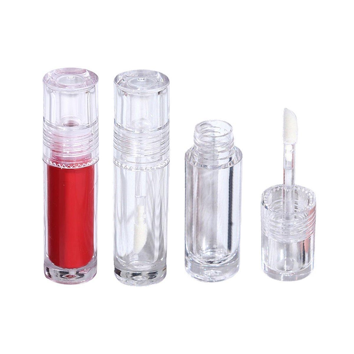 Cosmetic & Toiletry Bags: 10pcs 3ml Transparent Lip Gloss Tubes Small Capacity Lip Glaze Containers