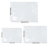 Postage Satchels & Boxes: Plastic Bags 100PCS Transparent Zip Lock Clear Resealable Storage Packaging - 15x22cm