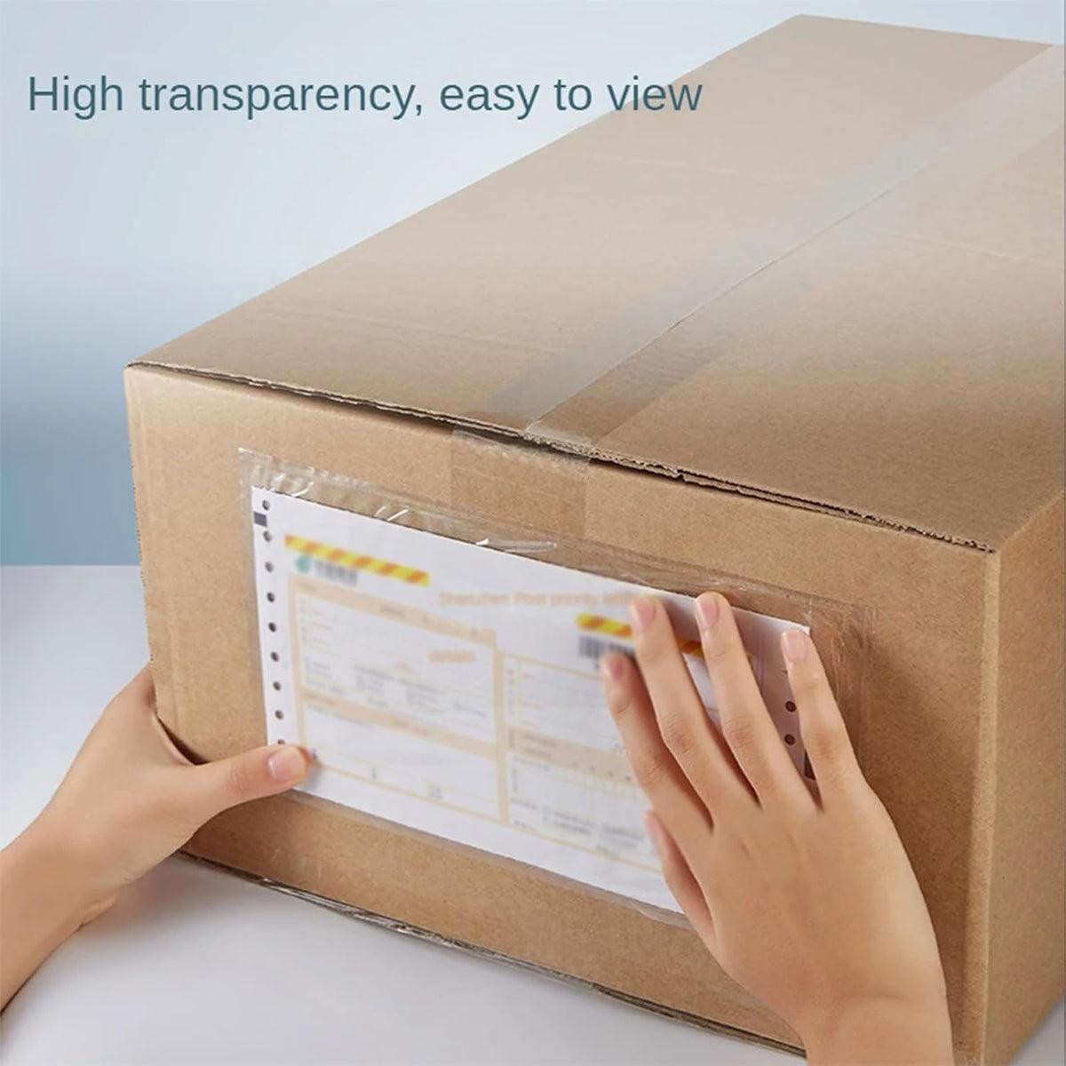 Plastic Bags 100PCS Transparent Zip Lock Clear Resealable Storage Packaging - 15x22cm