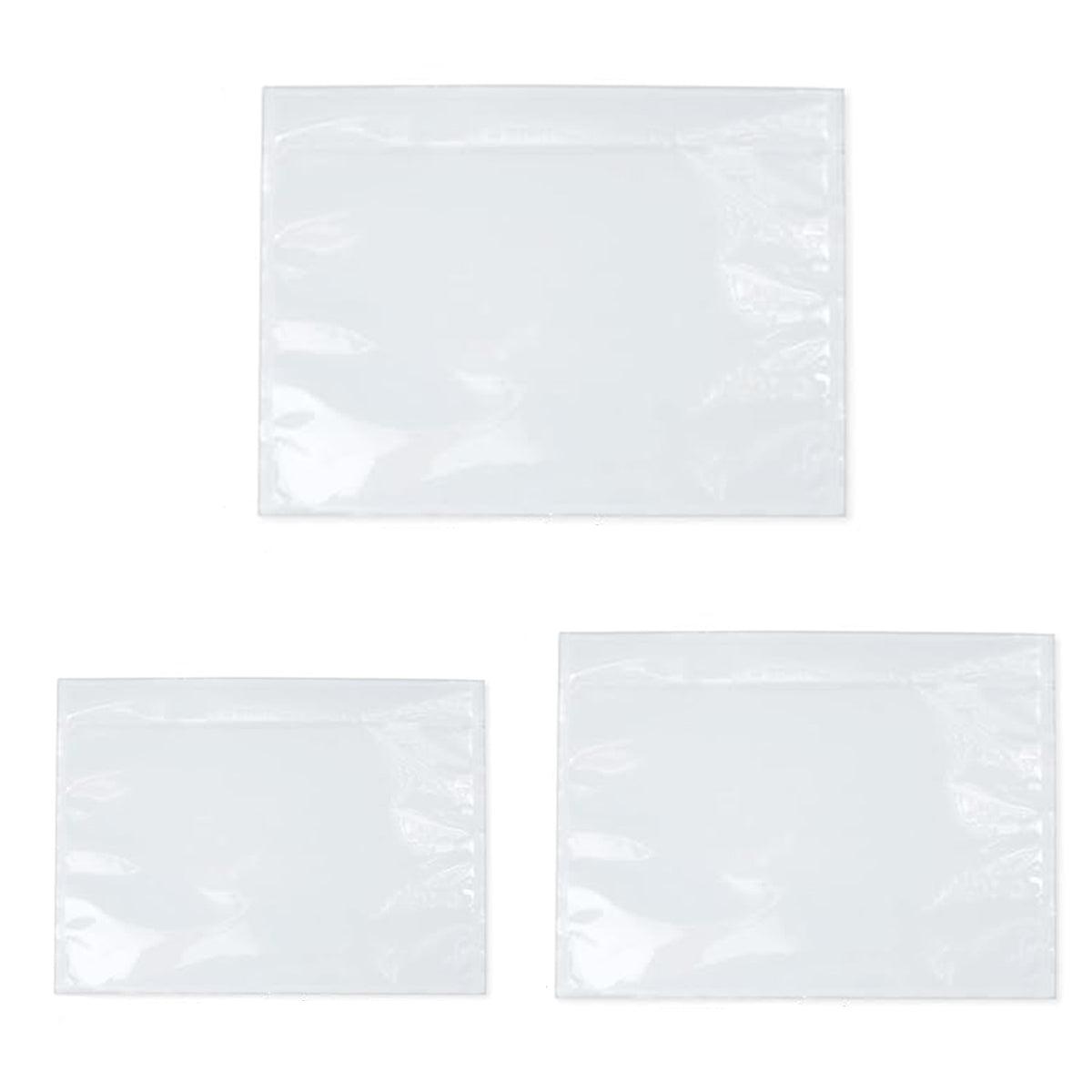 Postage Satchels & Boxes: Plastic Bags 100PCS Transparent Zip Lock Clear Resealable Storage Packaging - 8x12cm