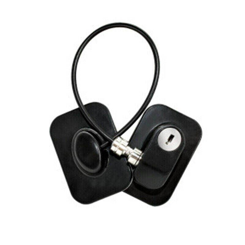 Safety Gates & Safety Accessories: Refrigerator Lock with Keys for Fridge Cabinet Window Door and Drawer Latch Use - Black